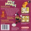 Mole Mania Box Art Back
